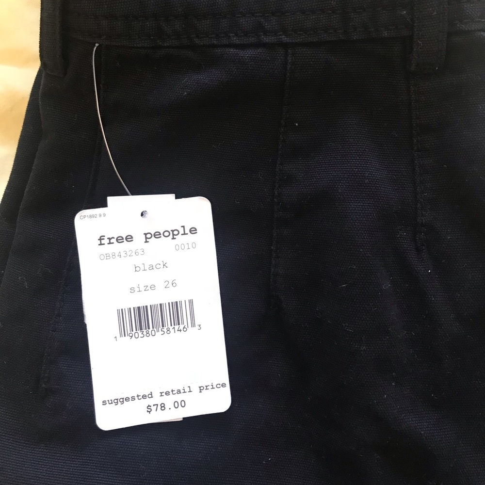 Free people party pants black